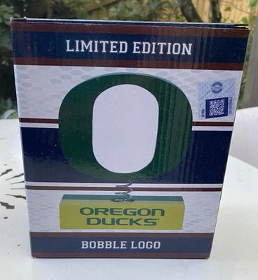 University Of Oregon U of O Bobblehead Bobble Logo New in Box! Go Ducks! - Image 1 of 2