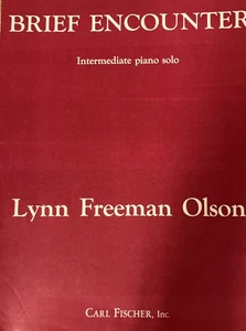 Vintage 1973 Brief Encounter Intermediate Piano Solo Noten von Lynn Freeman - Bild 1 von 2