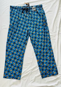 Sesame Street: Cookie Monster Men's George Loungewear Bottoms Blue Size 4XL NEW - Picture 1 of 3