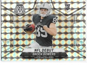 2024 Mosaic Football Mosaik RC Brock Bowers DEB Raiders - Bild 1 von 2