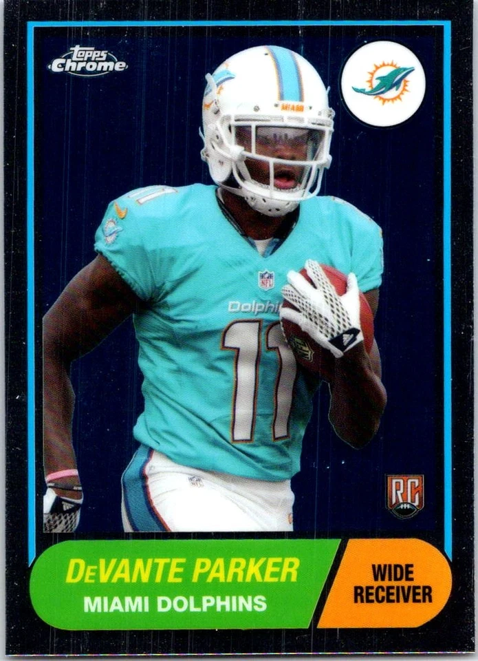 2015 Topps Chrome #T60RC-DP DeVante Parker 60th Anniversary Rookies - Image 1 of 2
