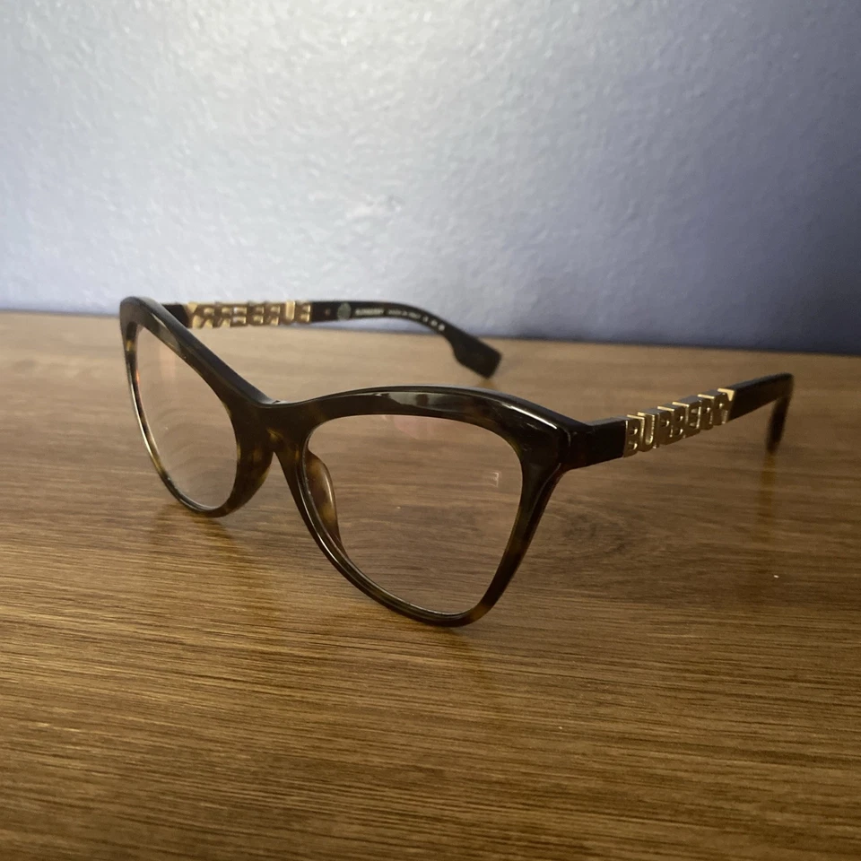 Lente de demostración BURBERRY BE2373U 3002 Angelica Dark Havana 54 mm para mujer Foto 1 de 4