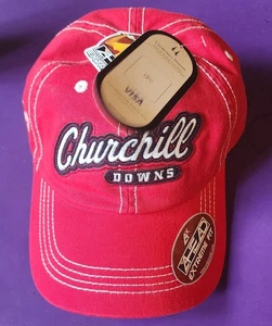 Kentucky Derby Churchill Downs Trucker Sombrero Gorra Snapback Logo Parche Azul Nuevo con Etiquetas - Imagen 1 de 6