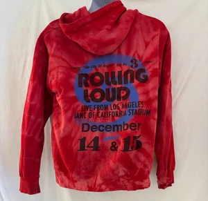 Rolling Loud Hoodie rot 2019 Banc of California Stadium Batik Konzerttasche - Bild 1 von 24