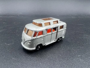 Matchbox Volkswagen Camper Silver No 34 Lesney England Rough Condition - Picture 1 of 4