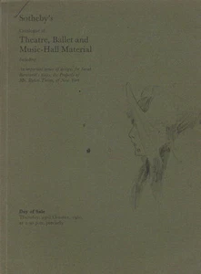 SOTHEBYS Theatre Ballet Stage Russian Bakst Benois ERTE Mucha Multzer Thomas Cat - Picture 1 of 1