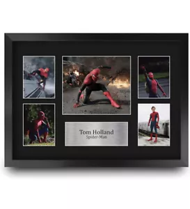 tom holland Spiderman autographed printed picture Frame - Picture 1 of 6