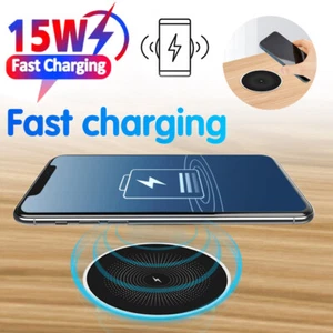 Desktop Embedded Wireless Charger 15W Fast Charging Base for Universal Phone - Picture 1 of 26