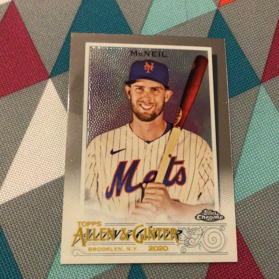 Jeff Mcneil #157 Mets  😀 (base card) 2020 Topps Chrome Allen & Ginter - Image 1 of 1