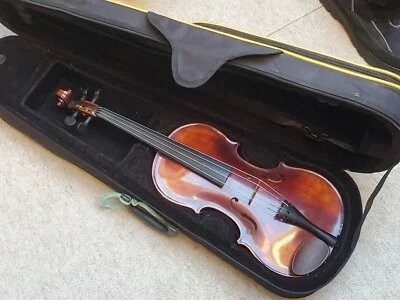 Nice, old 4/4 Violin  violon!  with nicely flamed back! - Image 1 of 4