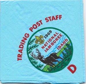 Trading Post Staff D Halstuch 1969 National Jamboree Boy Scout of America BSA - Bild 1 von 1