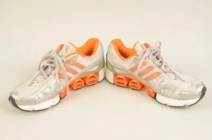 Adidas Mens Running Shoes CLU600001 Orange Silver White NEW w/o BOX Size 8 - Picture 1 of 5