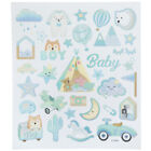 Craft Stickers Paper Studio Foil Baby Boy Clouds Stars Toys Clothes Balloons 