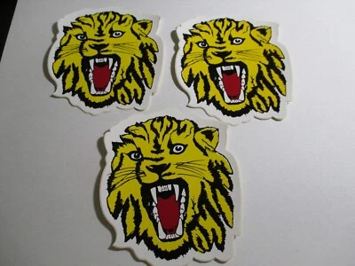  3 pegatinas de león de colección gato salvaje puma león de montaña gatitos 3 x 4 pulgadas Foto 1 de 3