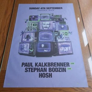 PAUL KALKBRENNER 04/09/22 @ USHUAIA IBIZA 2022 - IBIZA CLUB POSTERS - DJ MUSIC - Picture 1 of 1