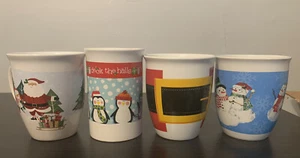 Royal Norfolk ~ Juego de 4 tazas de bebidas navideñas surtidas. - Imagen 1 de 13