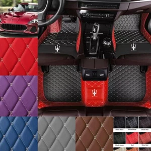 For Maserati Car Floor Mats Levante Grecale Carpets Waterproof Custom Foot Pads - Picture 1 of 21