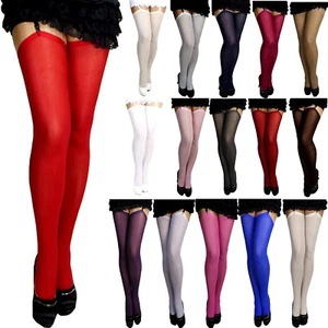 Klassische dickere Straps-Strümpfe 67 den zum ANSTRAPSEN 18 Farben, Gr S/M/L/XL - Bild 1 von 60