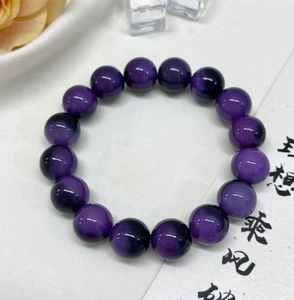 HOT Natural 12mm Bodhi bracelet, prayer beads, jade elastic bracelet, handmade - Picture 1 of 1