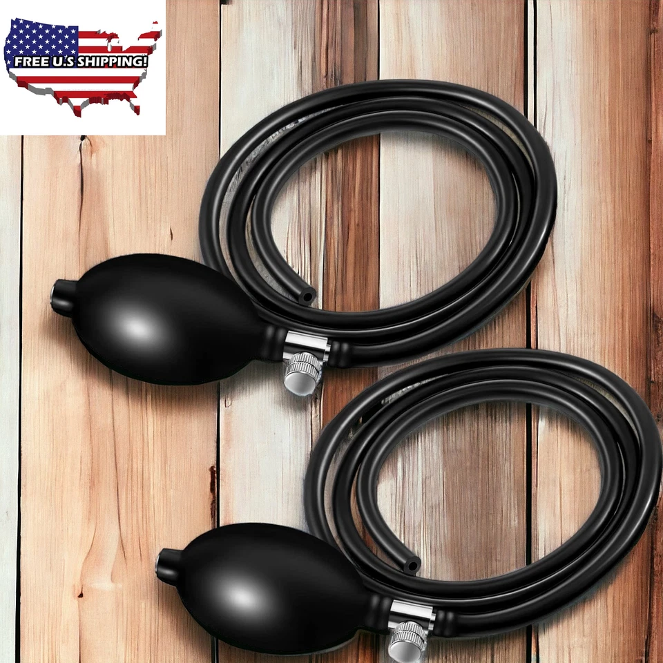 2 Set Blood Pressure Bulb Pump Replacement Rubber Inflation Bulb Adjustable Bloo - Image 1 of 2