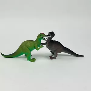 Figuras coleccionables de dinosaurio de juguete Dilophosaurus y Deinonychus - Imagen 1 de 8