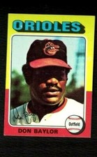 1975 Topps Mini #382 Don Baylor Baltimore Orioles EM
