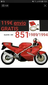 Kit cadena Ducati 851 Strada 1989/1994 - Imagen 1 de 3