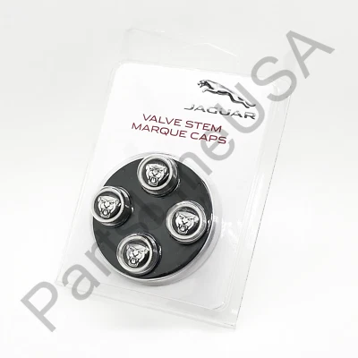Genuine Jaguar OEM Growler Alloy Valve Stem Marque Cap C2C39770 C2D60778 - Image 1 of 4