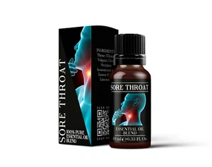 Mystix London | Sore Throat Essential Oil Blend - 100% Pure - 10ml - Picture 1 of 4