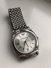 emporio armani mens watch Silver