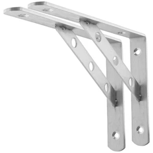 2pcs 20cm L Wall Mounting Bracket Rack racket Floating Shelf Bracket Headboard - Afbeelding 1 van 12