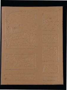 COWBOY & THE PRIZEFIGHTER Original Movie Ad Mat Printing Plate Red Ryder Western - Picture 1 of 3