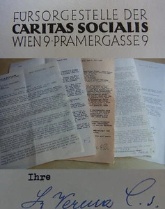 Caritas-Schwester & Widerstandskämpferin Verena BUBEN: 5 Briefe WIEN 1953-1962 - Bild 1 von 14