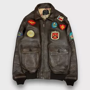 Vintage Avirex Top Gun Leather Jacket - Imagen 1 de 14