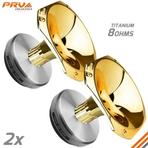 2x PRV Audio D280Ti-S 1" Titanium PRO Driver 160 vatios 8 ohmios WGP14-25 Gold-S Horn - Imagen 1 de 12