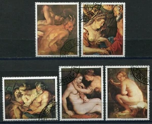 530 - PARAGUAY 1987 - Art - Paintings - Nudes - Used Set - Picture 1 of 2