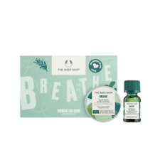 Body Shop Unwind the Mind BREATHE Discovery Kit 9ml Essential Oil + 15g CalmBalm