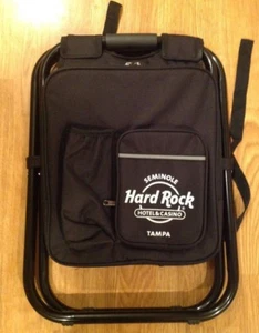 Hard Rock Cafe Backpack Cooler Chair Seat - Concert Stadium Tailgate Beach  - Picture 1 of 5