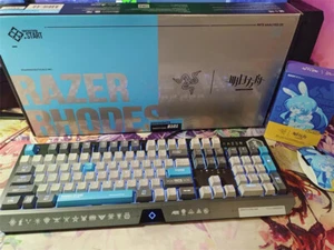 Official Arknights Rhodes Island TKL Wired Mechanical Keyboard 104Keys RGB - Picture 1 of 11
