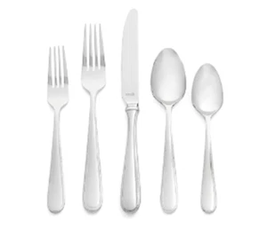 Vera Wang Wedgwood Flatware 18/10, Infinity 5 Piece Place Setting - Picture 1 of 8