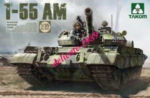 Takom 2041 1/35 Scale Russian T-55 AM Medium Tank Model Kit - Picture 1 of 1