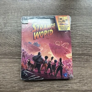 Strange World Steelbook (4K / Blu-ray ) NEW (Sealed)-Free Box Shipping - Picture 1 of 2