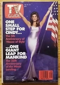 TV Guide 1994 Issue #2155 July 16-22 Cindy Crawford of House of Style No Label - Imagen 1 de 1