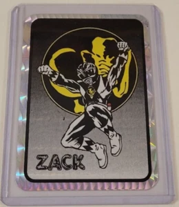 MIGHTY MORPHIN POWER RANGERS Zack 1993 Prisma VENDING MACHINE STICKER CARD Kodak - Bild 1 von 3