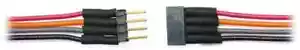 Train Control Systems TCS #1475 4-Pin Micro Connector colored wires - Picture 1 of 3