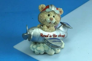 Figura de oso en avión Head In The Clouds de Serena's Dream Co. Inc. 1998. - Imagen 1 de 7