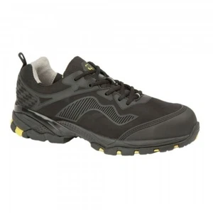Grafters M894A Black Steel Toe Cap Safety Work Trainers Mid Sole Extra Wide UK 8 - Picture 1 of 16