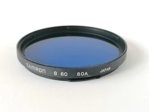 HASSELBLAD B60mm Blue Filter 80A Made In Japan Tamron - Picture 1 of 3