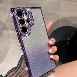 For Samsung Galaxy S25 Ultra S24 FE S23 Shockproof Gradient Bling Glitter Case - Picture 1 of 18