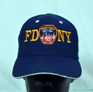FDNY Fire Department City of New York Blue One Size Adjustable Cap Hat - Picture 1 of 5